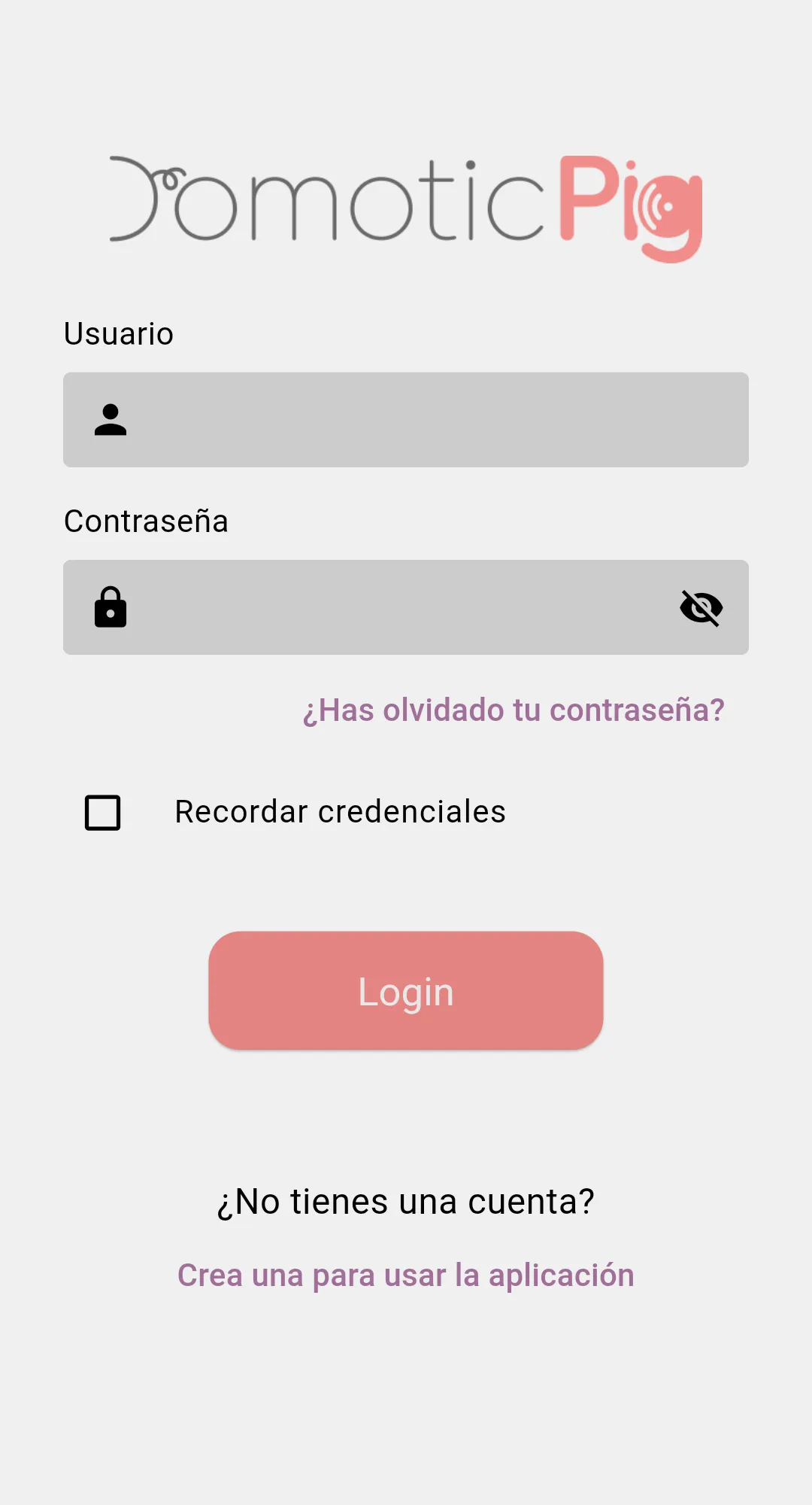 Login screenshot